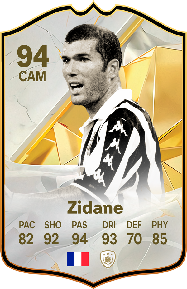 Zidane Icon FC Football Card