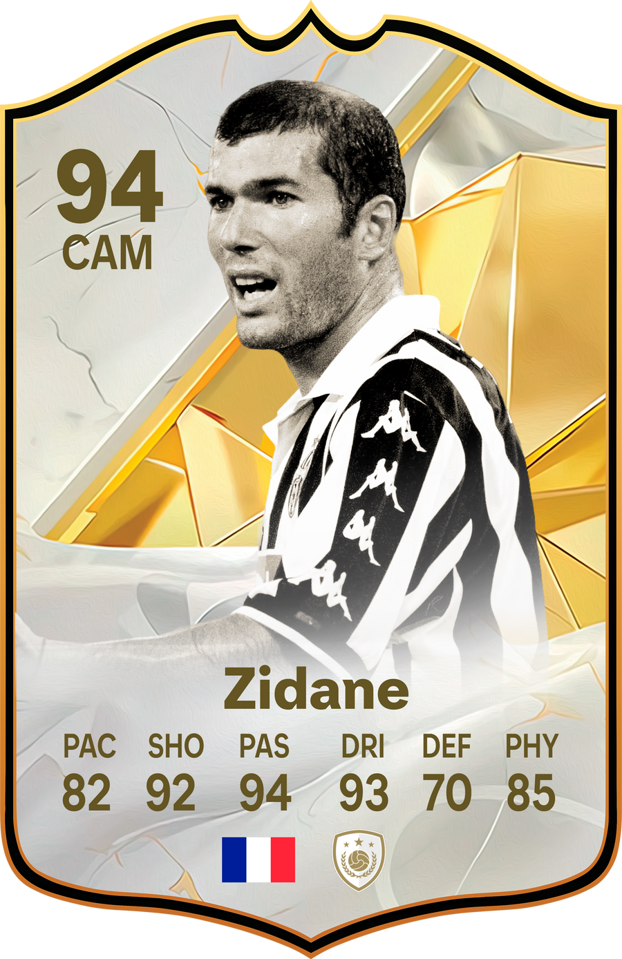 Zidane Icon FC Football Card
