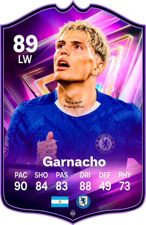 Alejandro Garnacho Manchester United FC26 Football Card