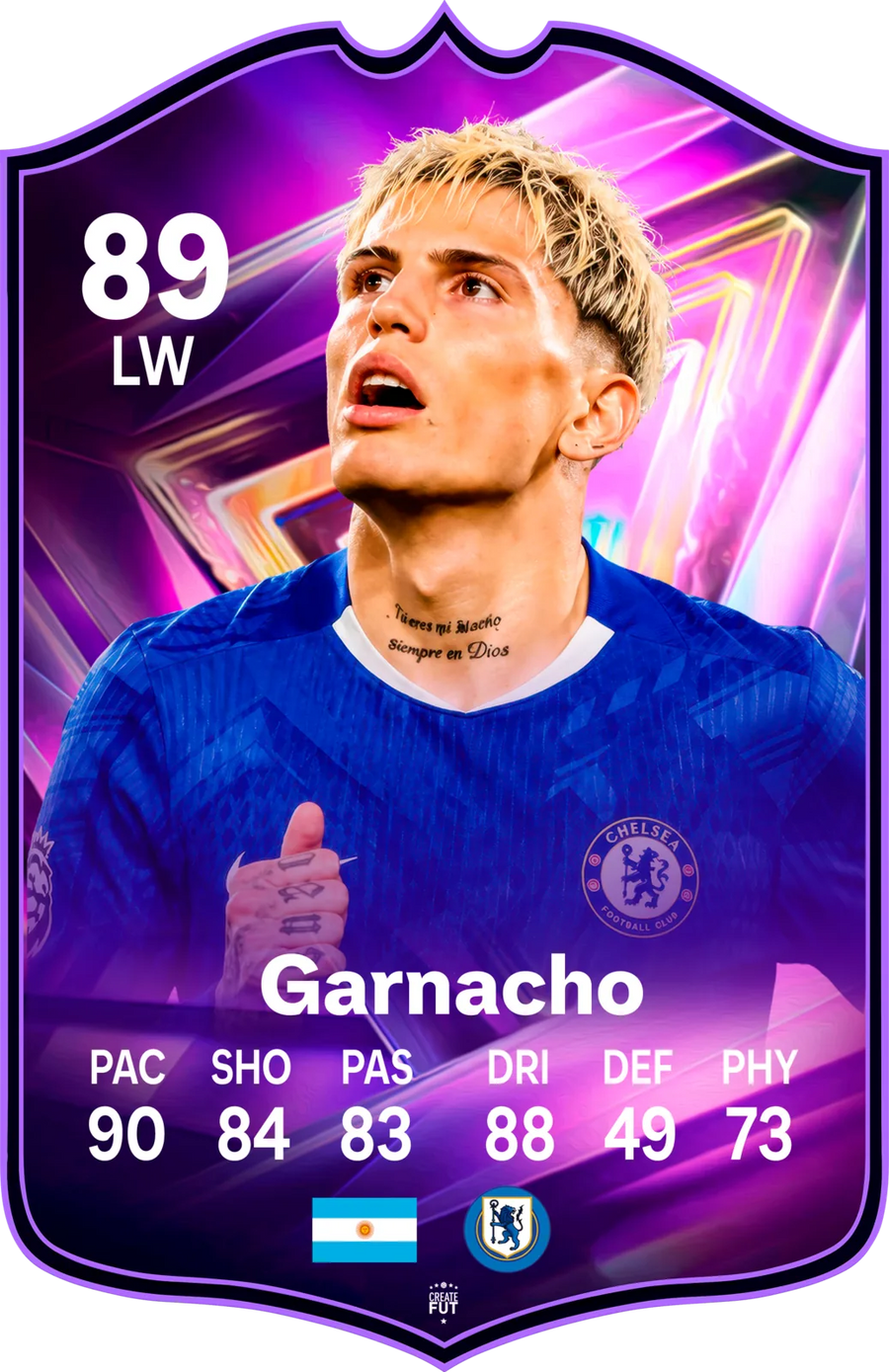 Alejandro Garnacho Manchester United FC26 Football Card - The Best Gift for Football Fans