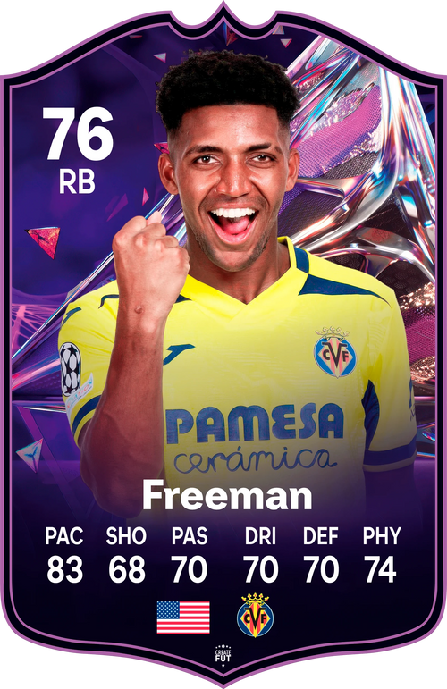Alex Freeman Villarreal FC27 Football Card