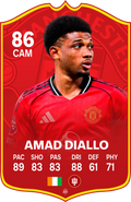 Amad Diallo Manchester United FC26 Football Card - The Best Gift for Football Fans
