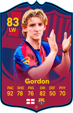 Anthony Gordon Barcelona FC27 Football Card – thumbnail 2