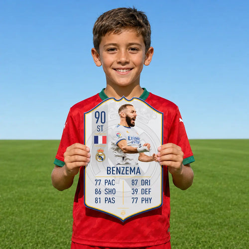 Benzema Real Madrid FC Football Card