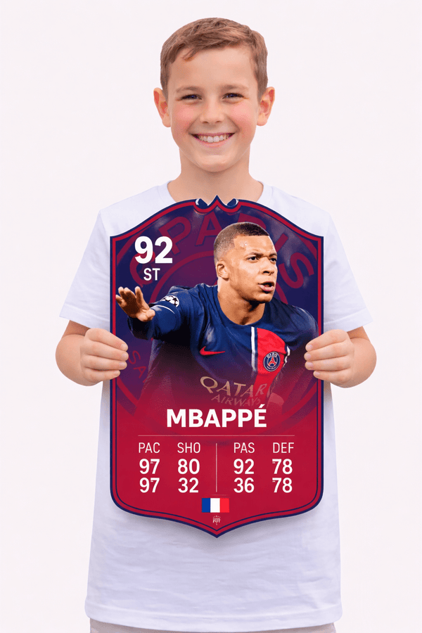 Mbappe PSG FC Football Card