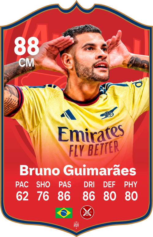Bruno Guimarães Arsenal FC27 Football Card