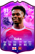 Bukayo Saka Arsenal FC26 Football Card - The Best Gift for Football Fans