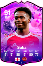 Bukayo Saka Arsenal FC26 Football Card - The Best Gift for Football Fans – thumbnail 1
