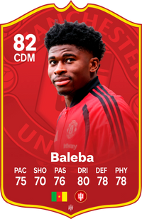 Carlos Baleba Manchester United FC27 Football Card