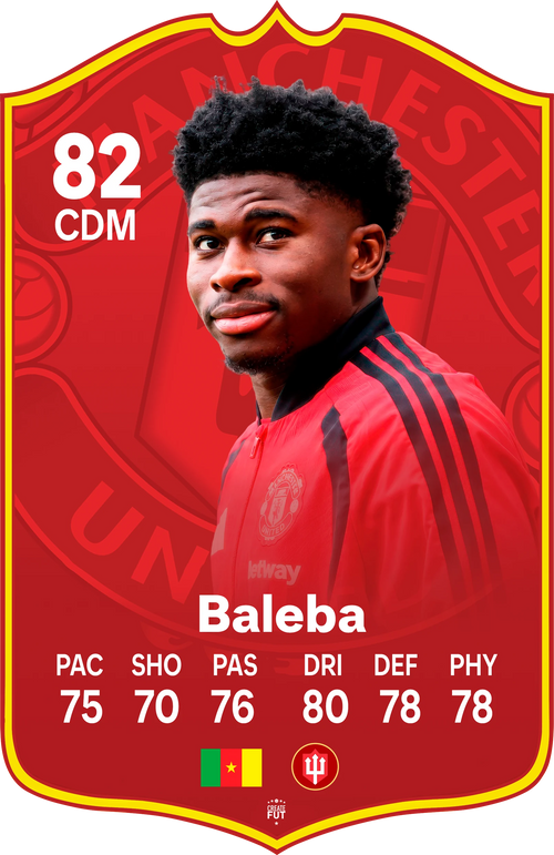 Carlos Baleba Manchester United FC27 Football Card
