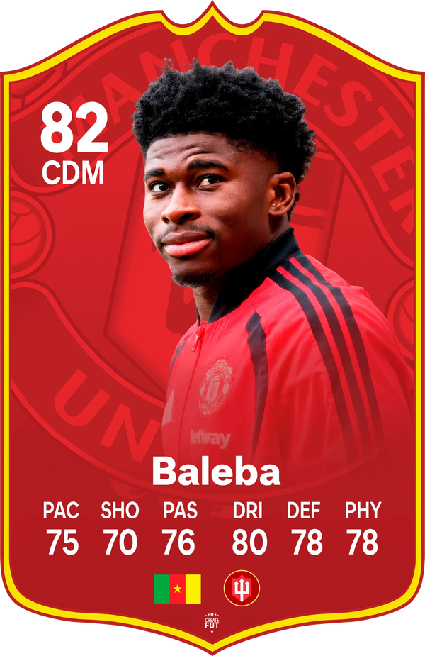 Carlos Baleba Manchester United FC27 Football Card