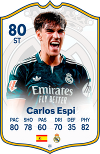 Carlos Espí Real Madrid FC27 Football Card