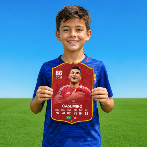 Carlos Casemiro Man UTD FC Football Card