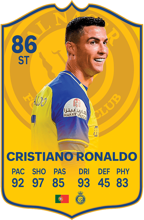 Ronaldo CR7 Al Nassr FC Football Card