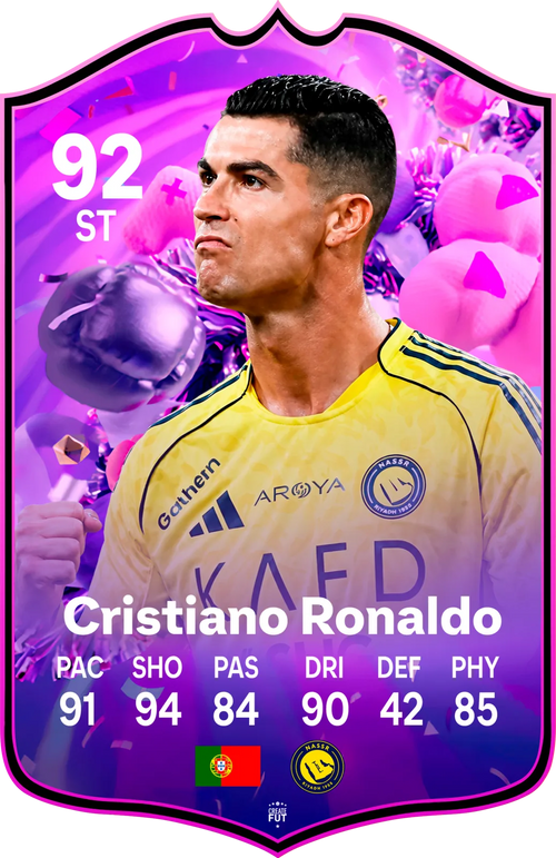 Cristiano Ronaldo Al Nassr FC26 Football Card
