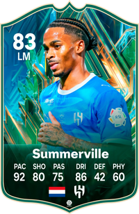 Crysencio Summerville Al Hilal FC27 Football Card