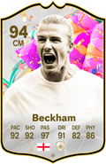 David Beckham Manchester United FC26 Football Card - Real-life Sized Card