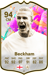 David Beckham Manchester United FC26 Football Card