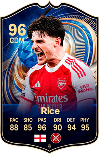 Declan Rice Arsenal FC26 Football Card