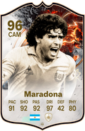 Diego Maradona FC26 Football Card - FIFA Ultimate Team Style Gift