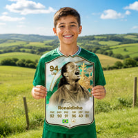Ronaldinho Barcelona FC26 Football Card - Real-life Sized Card
