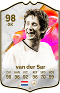 Edwin van der Sar Manchester United FC26 Football Card - Real-life Sized Card