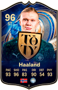 Erling Haaland Manchester City FC26 Football Card - FIFA Ultimate Team Style Gift