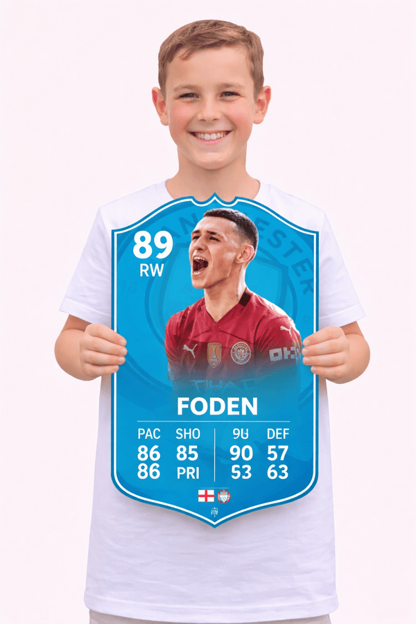 Foden Mancity FC Football Card