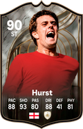 Geoff Hurst West Ham FC26 Football Card - Real-life Sized Card