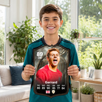 Steven Gerrard Liverpool FC26 Football Card - Real-life Sized Card v2