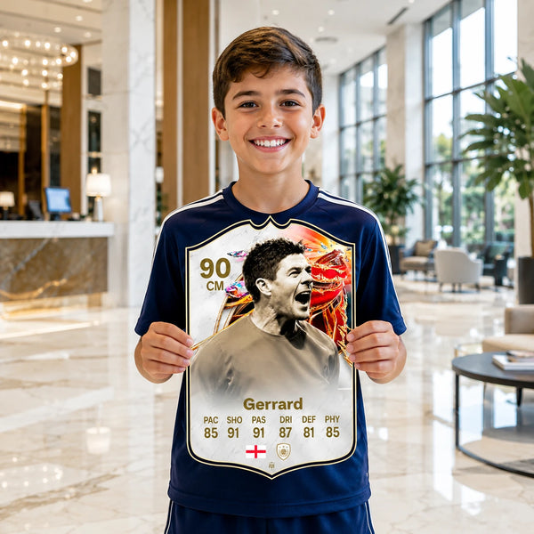 Steven Gerrard Liverpool FC26 Football Card - Real-life Sized Card