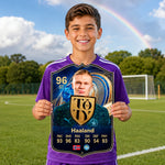 Erling Haaland Manchester City FC26 Football Card - FIFA Ultimate Team Style Gift – thumbnail 2
