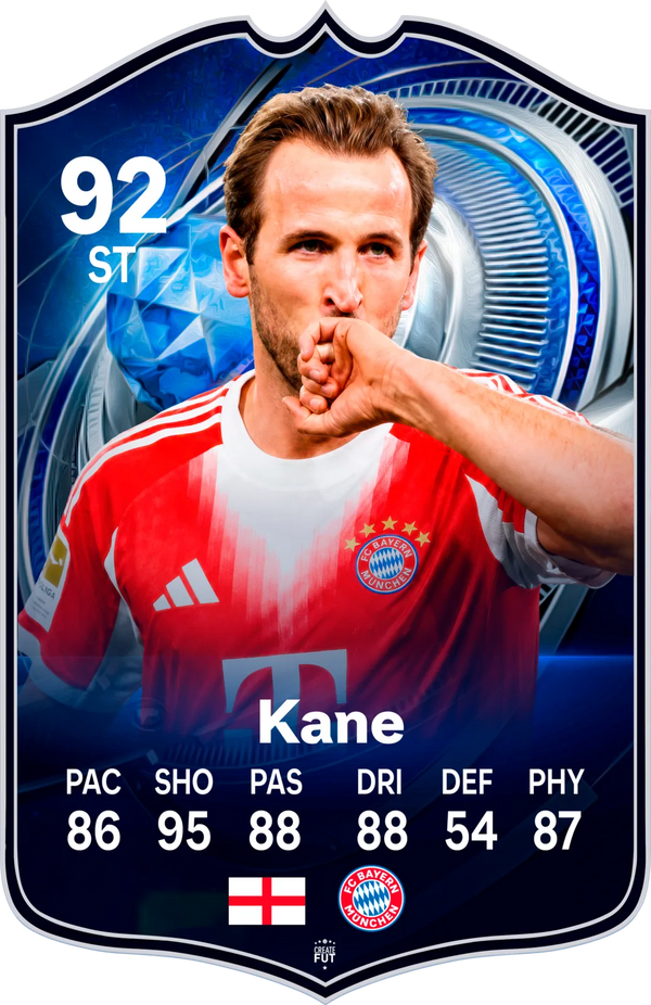 Harry Kane Bayern Munich FC26 Football Card - The Best Gift for Football Fans