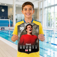 Geoff Hurst West Ham FC26 Football Card - Real-life Sized Card