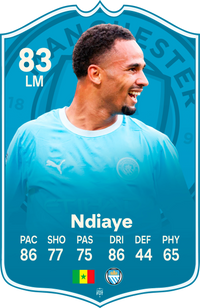Iliman Ndiaye Manchester City FC27 Football Card