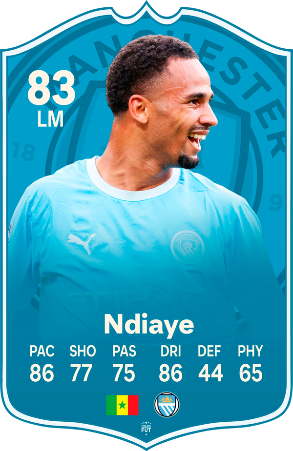 Iliman Ndiaye Manchester City FC27 Football Card