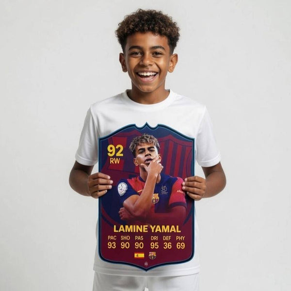 Lamine Yamal Barcelona FC Football Card