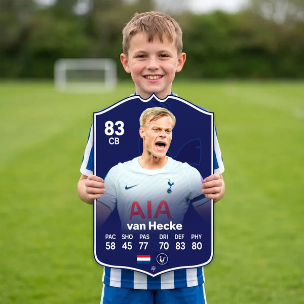 Jan Paul van Hecke Tottenham FC27 Football Card