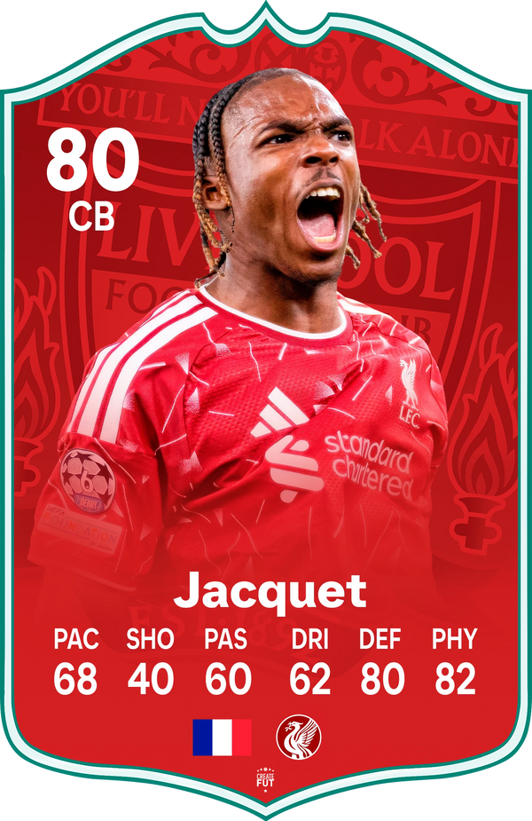 Jérémy Jacquet Liverpool FC27 Football Card