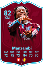 Johan Manzambi Aston Villa FC27 Football Card – thumbnail 2