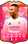Kylian Mbappé Real Madrid FC26 Football Card - FIFA Ultimate Team Style Gift