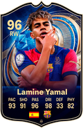 Lamine Yamal Barcelona FC26 Football Card - The Best Gift for Football Fans