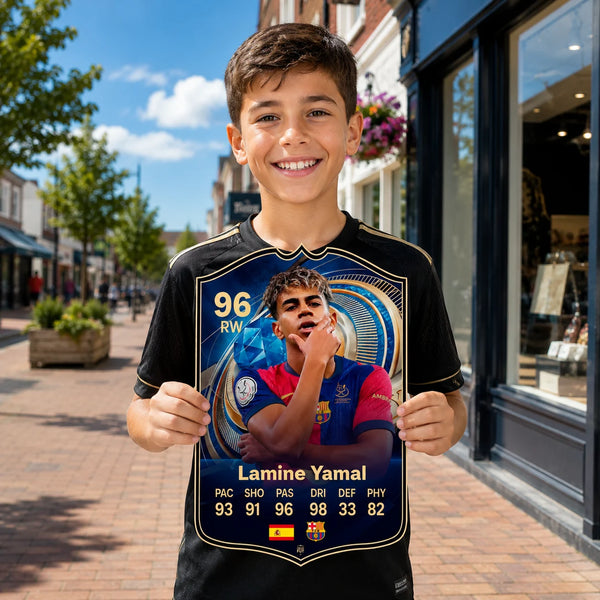 Lamine Yamal Barcelona FC26 Football Card - The Best Gift for Football Fans