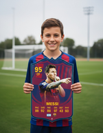 Lionel Messi Barcelona FC Football Card Last Season – thumbnail 2