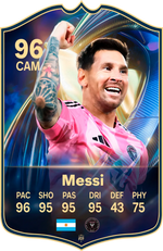 Lionel Messi Inter Miami FC26 Football Card - FIFA Ultimate Team Style Gift – thumbnail 1
