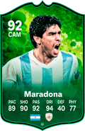 Diego Maradona FC Football Card