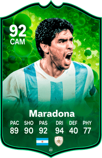 Diego Maradona FC Football Card