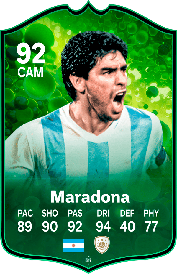Diego Maradona FC Football Card