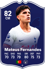 Mateus Fernandes Tottenham FC27 Football Card – thumbnail 2