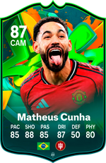Matheus Cunha Manchester United FC26 Football Card - The Best Gift for Football Fans – thumbnail 1